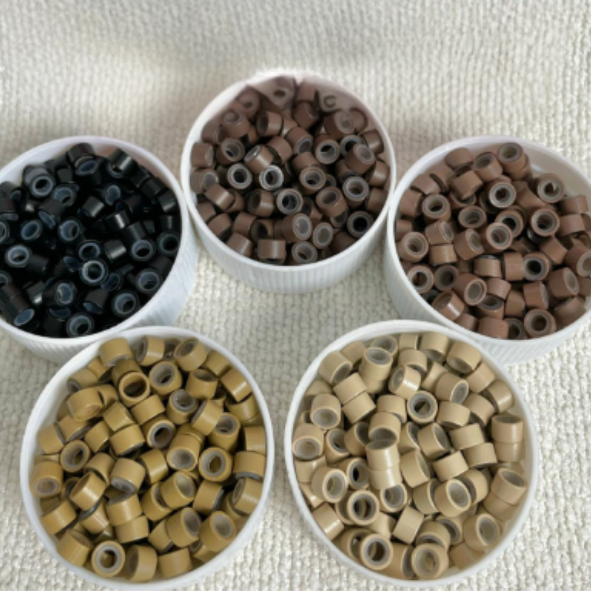 Vòng nối tóc Micro/Nano ring 4.5mm silicon (hộp 1000 cái) - Hình ảnh 2