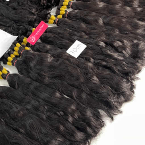 Tóc nối tự nhiên cao cấp từ tóc thật 70 cm