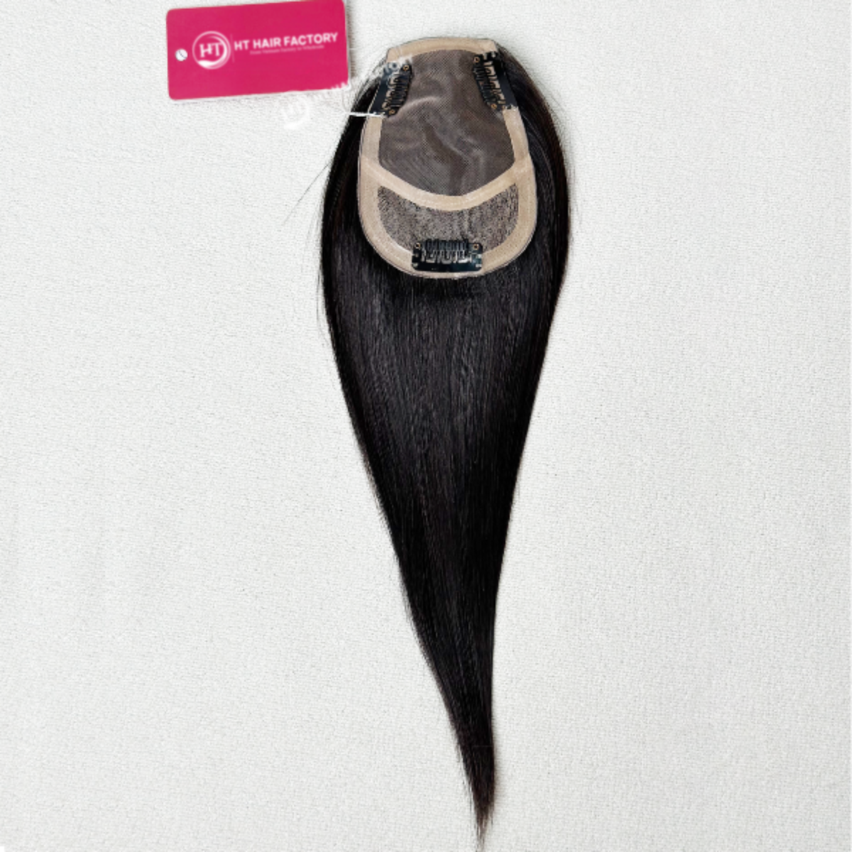 Tóc mái phủ hói da Mono làm từ tóc thật cỡ 13x8cm