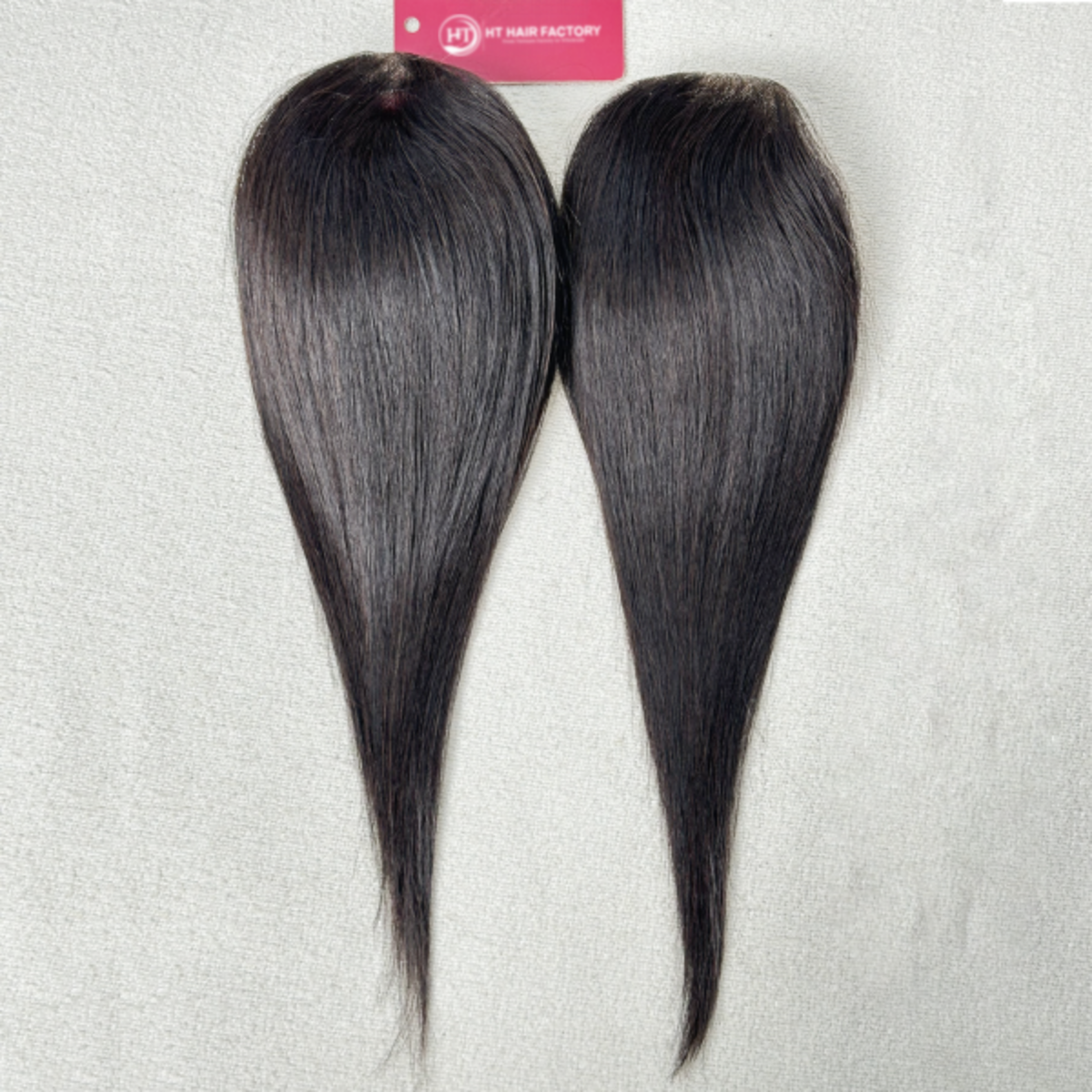 Tóc mái phủ hói da Mono làm từ tóc thật cỡ 10x7cm