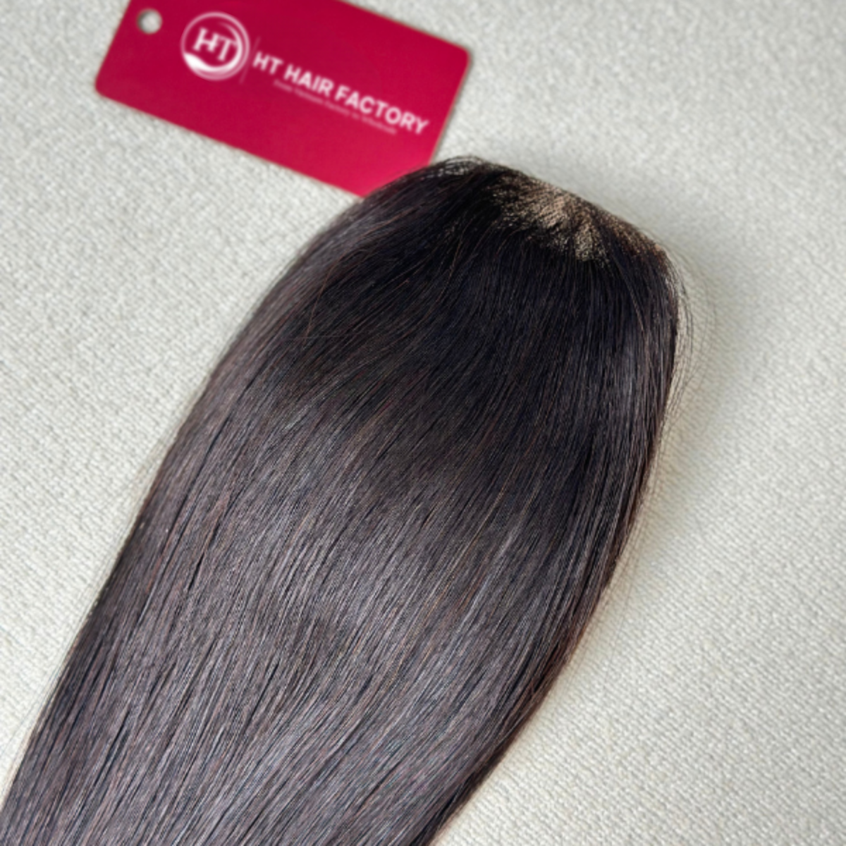 Tóc mái phủ hói da Mono làm từ tóc thật cỡ 13x8cm - Hình ảnh 4