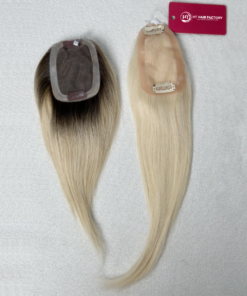 Tóc mái phủ hói da Mono làm từ tóc thật cỡ 13x6cm