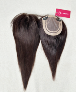 Tóc mái phủ hói da Mono làm từ tóc thật cỡ 10x10cm